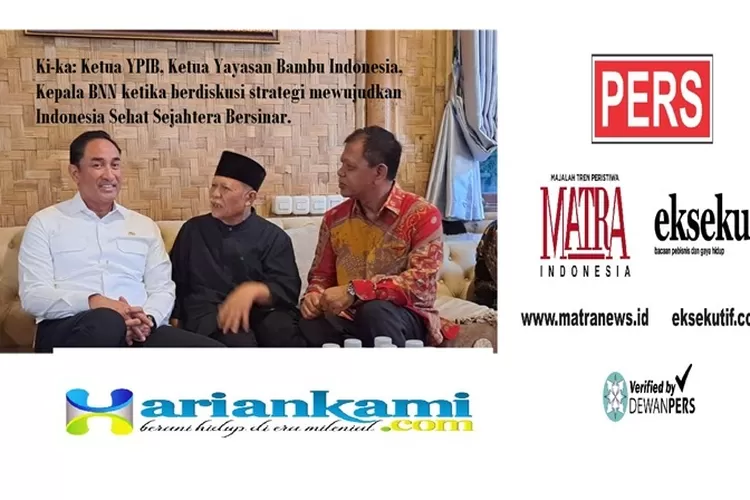 Ketua YPIB dan Ketua BNN: Yayasan Bambu Indonesia Disebut Pelopor Indonesia Sehat Sejahtera Bersinar
