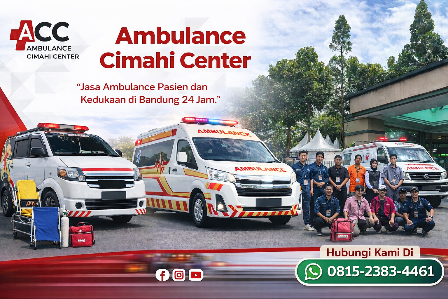 Ambulans profesional dan responsif
